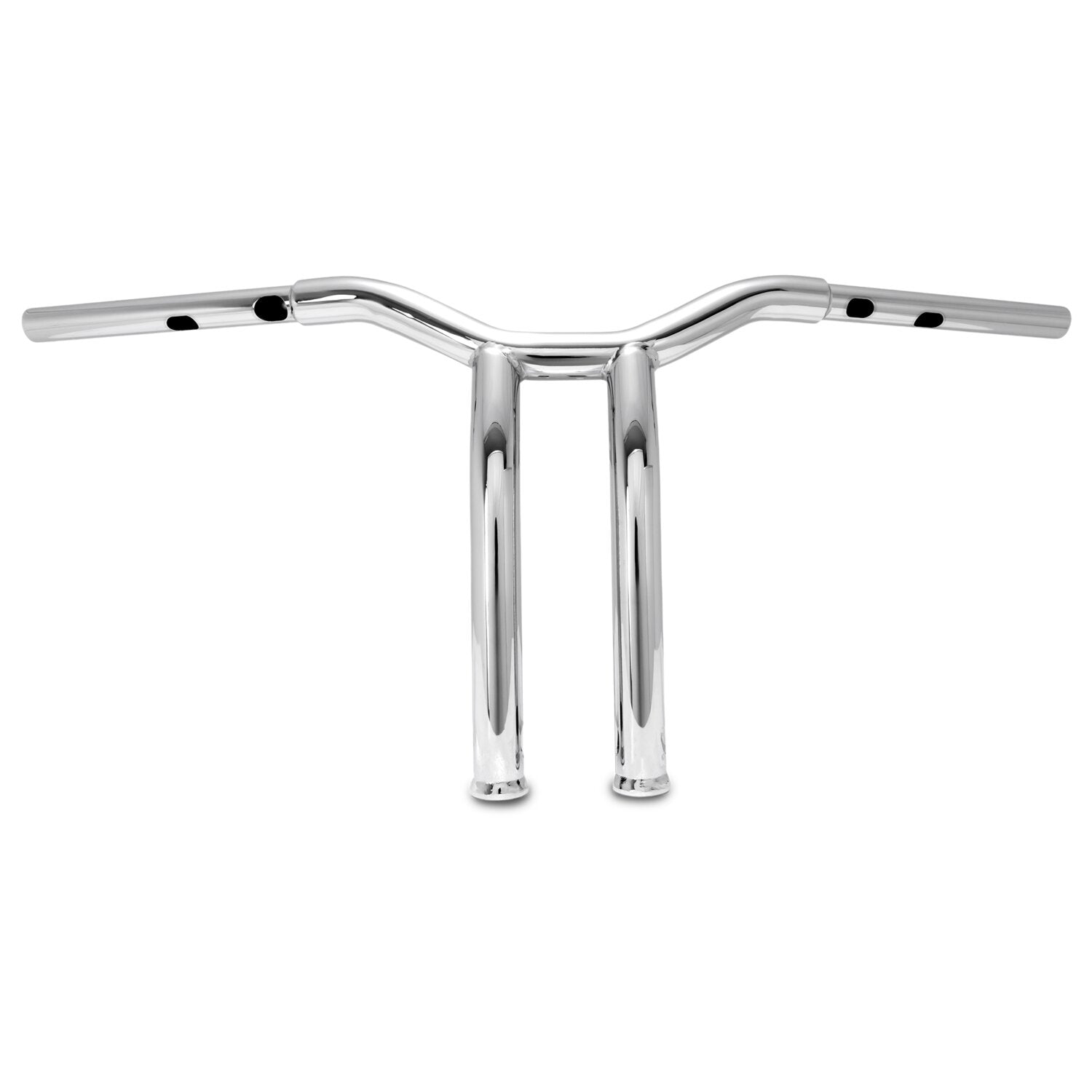 Burly Dominator raked 1-1/4" T-bar 12" rise - Chrome