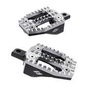 Kraus EXO foot peg peg set - Black alu top / Machi - alu base