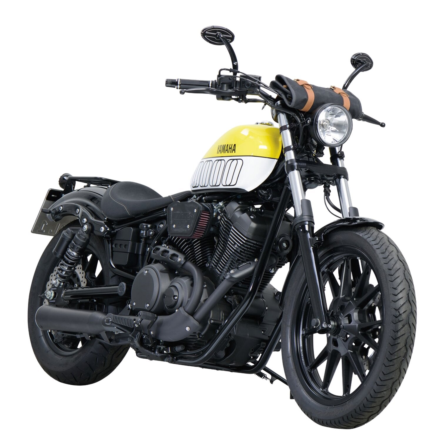 Falcon exhaust Falcon Double Groove Slip-On (2-1) matte black