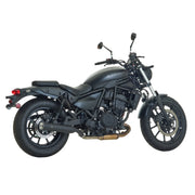 Falcon exhaust Falcon Double Groove Slip-On (2-1) matte black