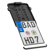 Rick's Motorcycles Slide In License Plate 18x20cm blk matte