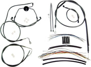 MAGNUM SHIELDING Black Pearl Handlebar Installation Kit for Ape