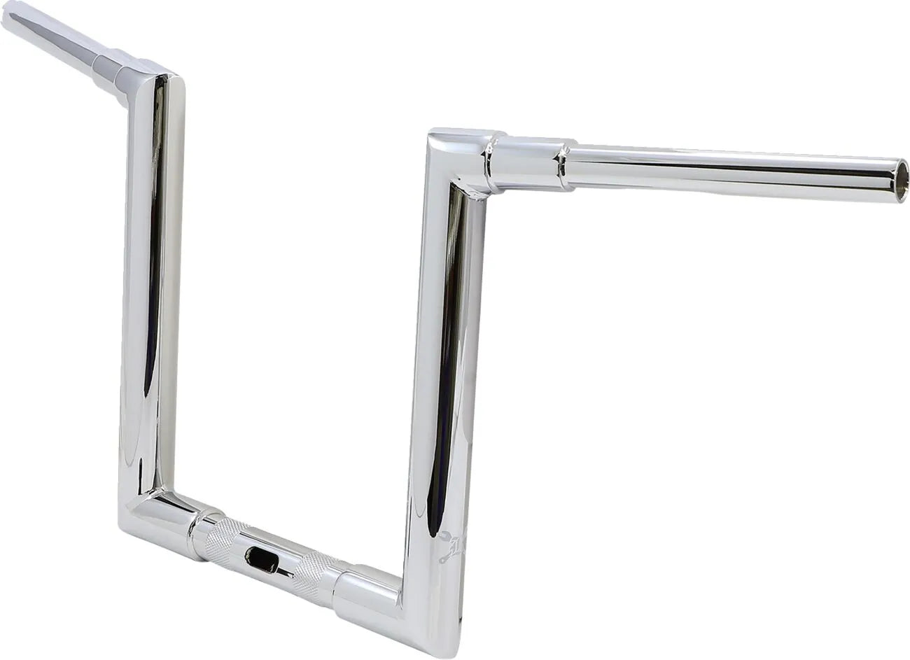 Burly Brand Jason Handlebar - Chrome, 12-inch Ape Hanger