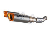 Spark Dyno 3/4 Auspuffanlage mit Aluminium Endkappe - ECE Straßenzulassung