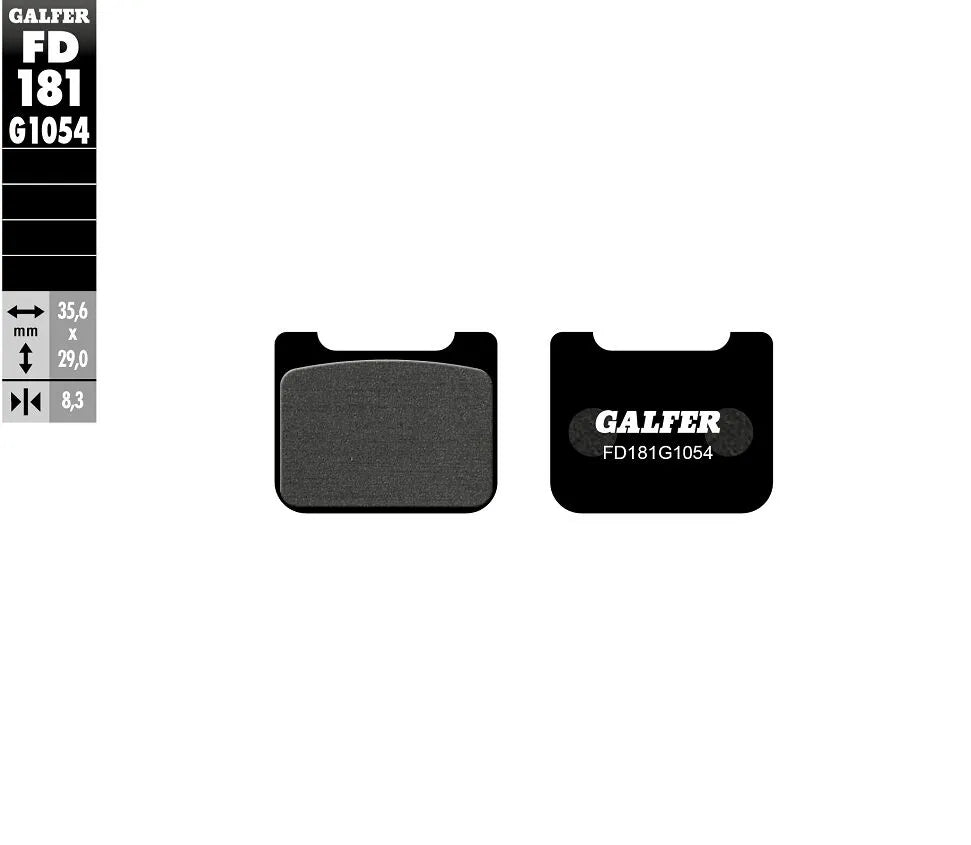 Galfer Semi-metallic Brake Pads - Versatile Performance - Rear