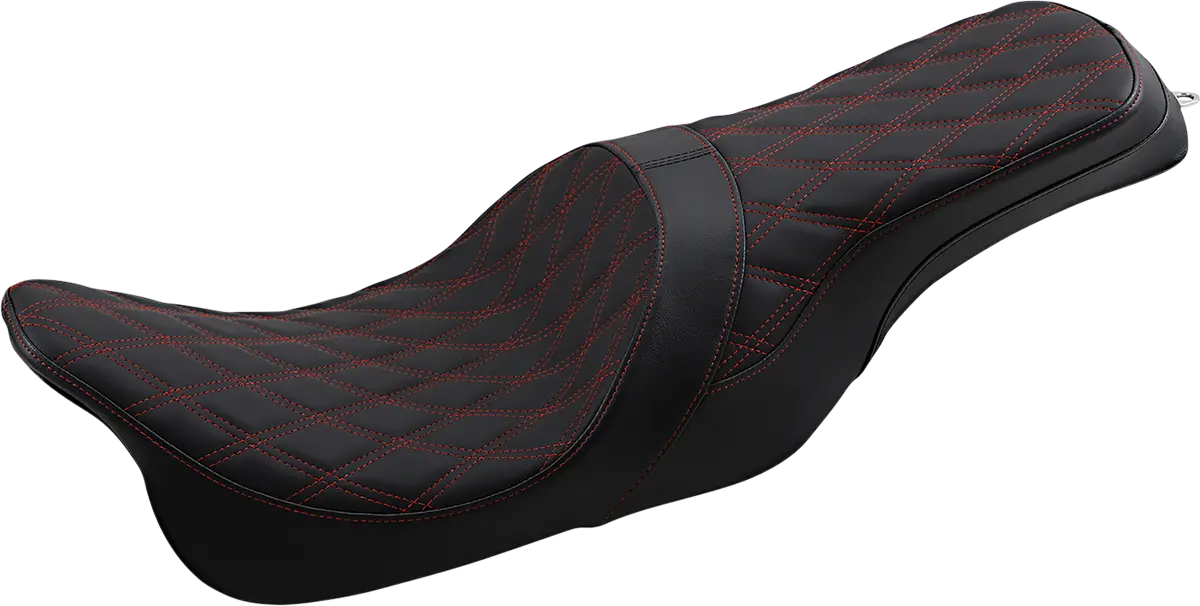 2-Up Drag Specialties Forward Predator Seat - For Harley Davidson
