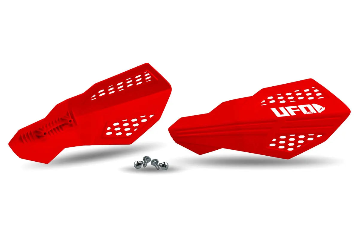 UFO Horus Handguards for Motorcycle Handlebars Red