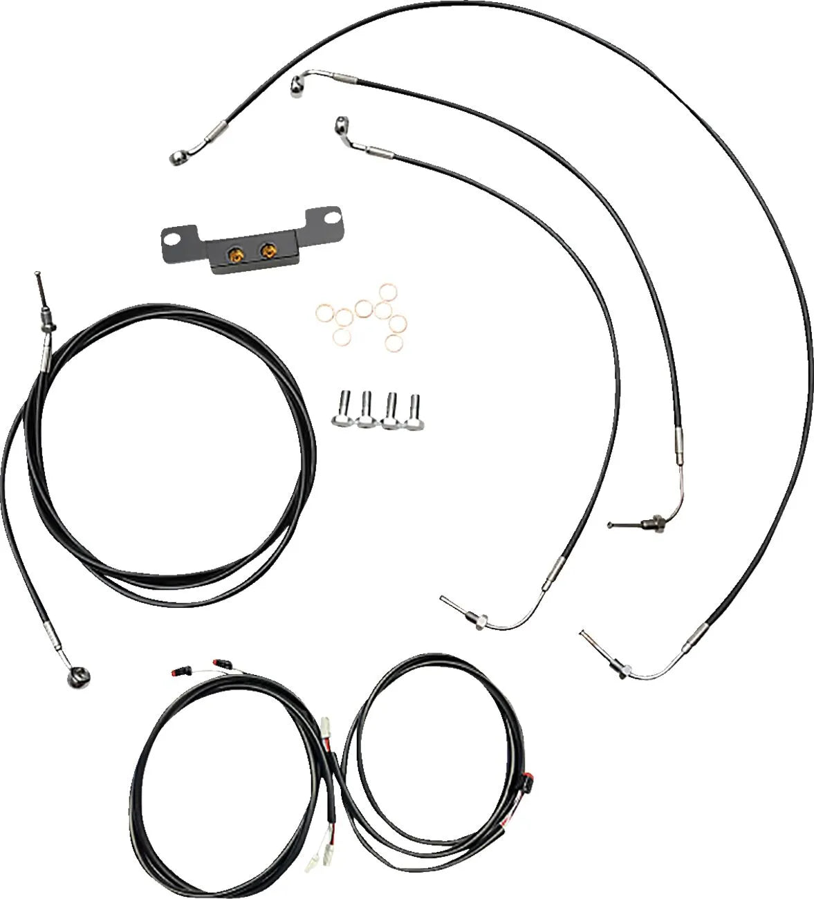 La Choppers Complete Cable Kit for Plug-and-Play Handlebar Swap