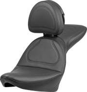 Saddlemen Explorer Seat With Backrest - For Harley Davidson