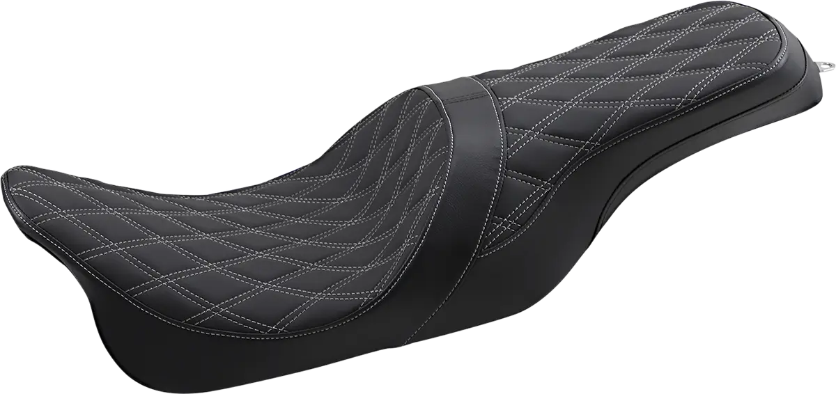 2-Up Drag Specialties Forward Predator Seat - For Harley Davidson