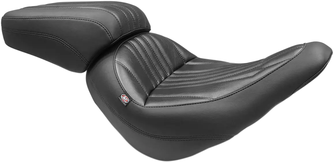 Mustang Touring Seat - Black Vinyl Comfort - For Harley Davidson