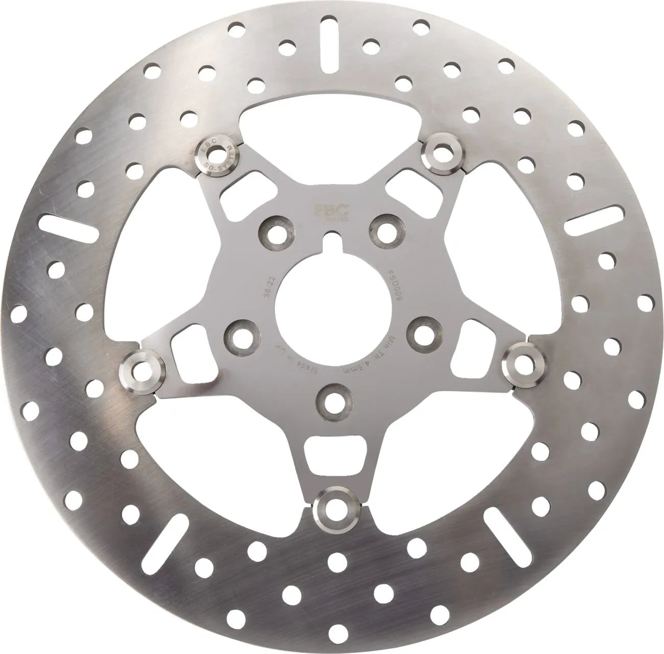 Ebc Fsd Series Edelstahl-Vorderradbremsscheibe für Big Twins - Vorne