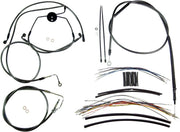 MAGNUM SHIELDING Black Pearl Handlebar Installation Kit for Ape