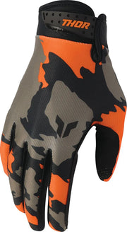 Thor Launchmode Hunter Gloves - Black/Brown/Orange