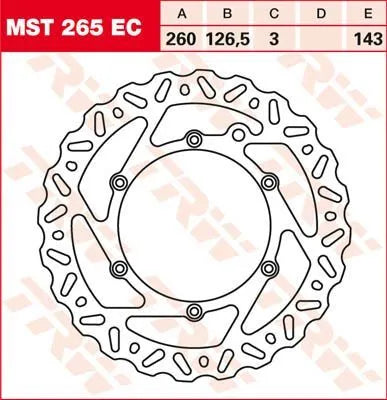 Trw Ec Cross Design Bremsscheibe - Vorne