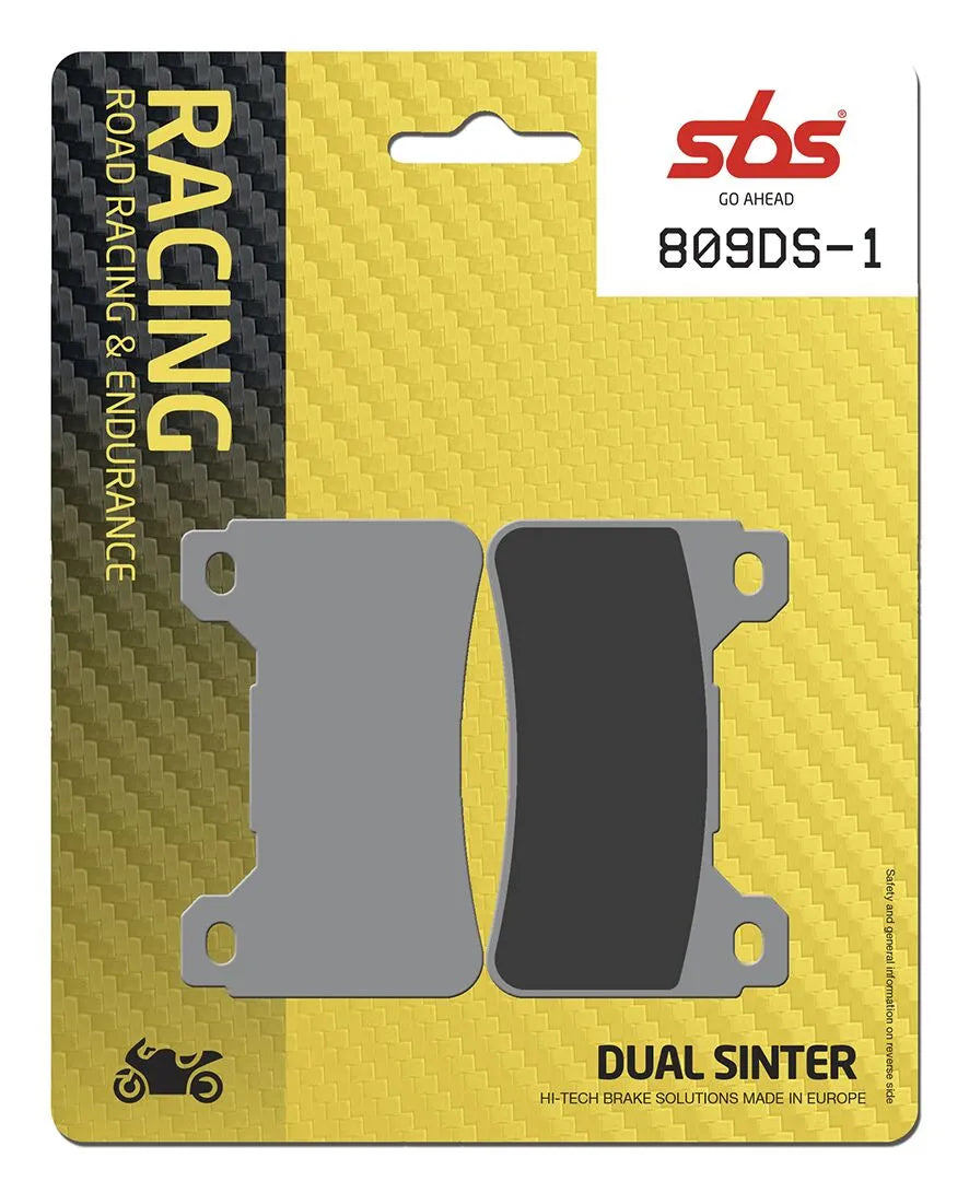 Sbs Ds Racing Dual Sintered Brake Pads - Front