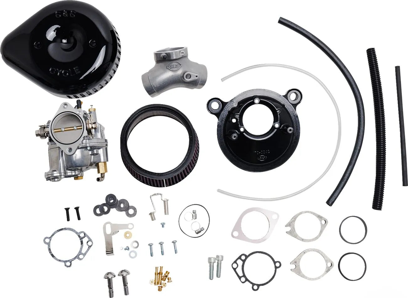 S&s Cycle Super G Carburetor With Stealth Air Cleaner Kit