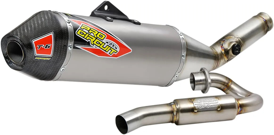 Pro Circuit T-6 Euro Auspuffanlage Ss/ti/cf Komplettanlage