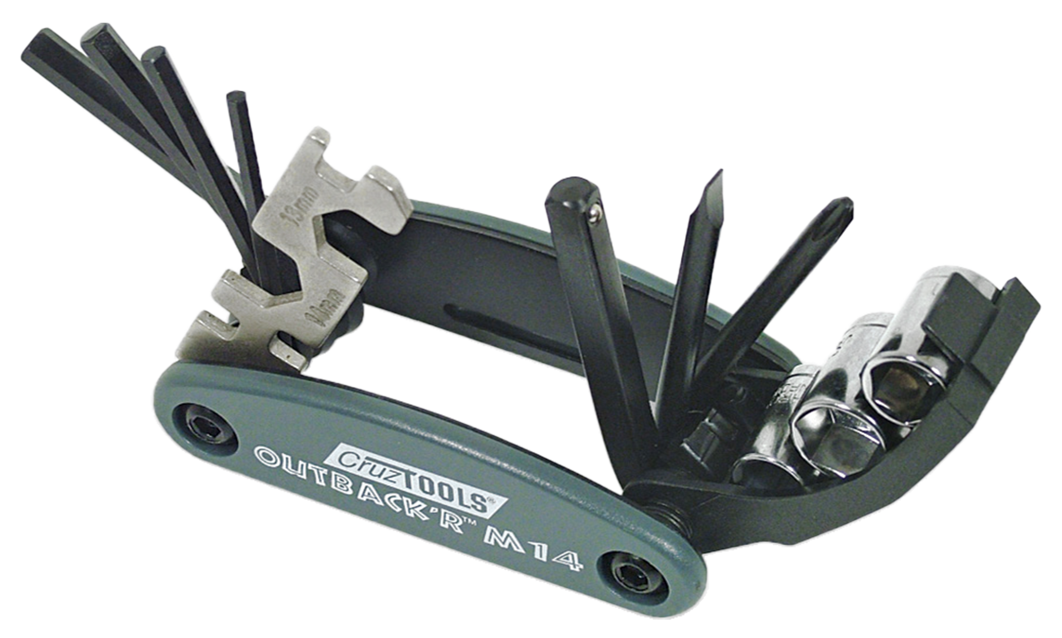 CruzTOOLS, Inc. Cruztools Outback'r H13 & M14 Folding Tool Set – Tools & Chemicals