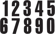 Blackbird Racing Number Plate Graphic - Number 9 - 3 Pack