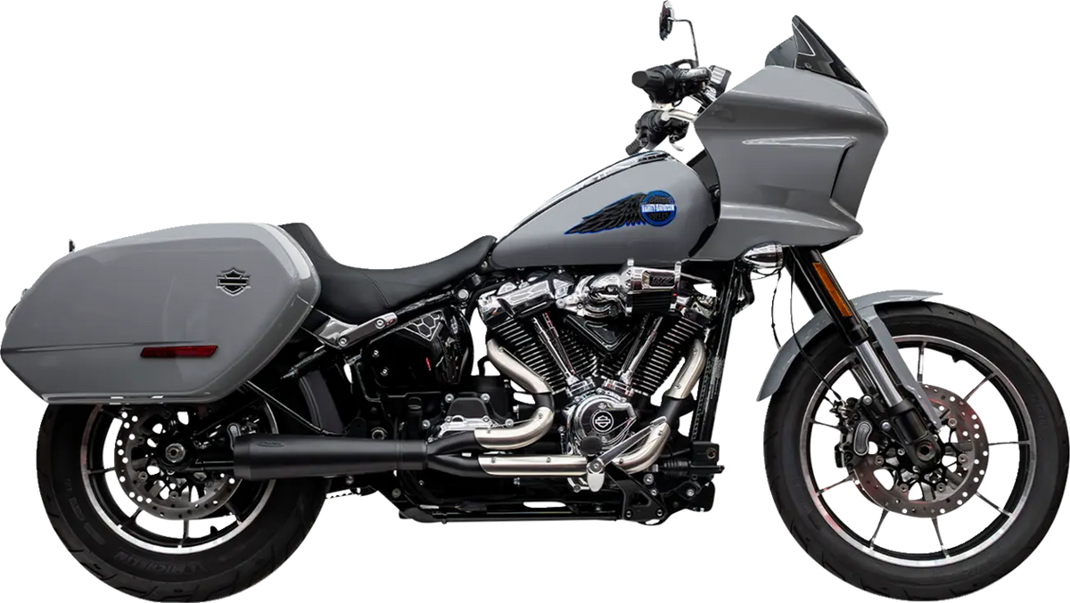 Trask Assault 2-into-1 Exhaust System Black for 2025+ Softail