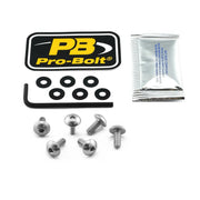 Pro Bolt Aluminium Screen Bolt Kit - Silver
