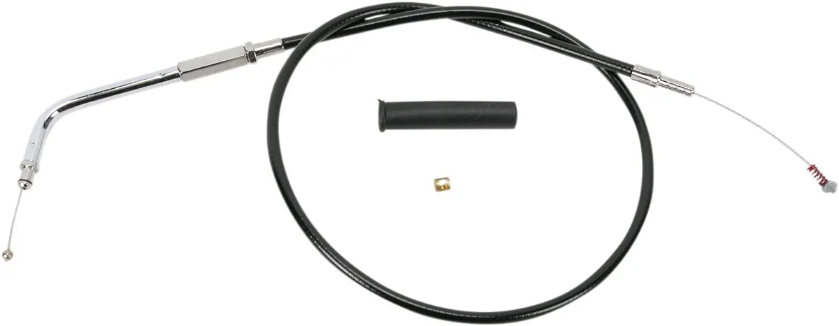 Drag Specialties Black Vinyl Idle Cable