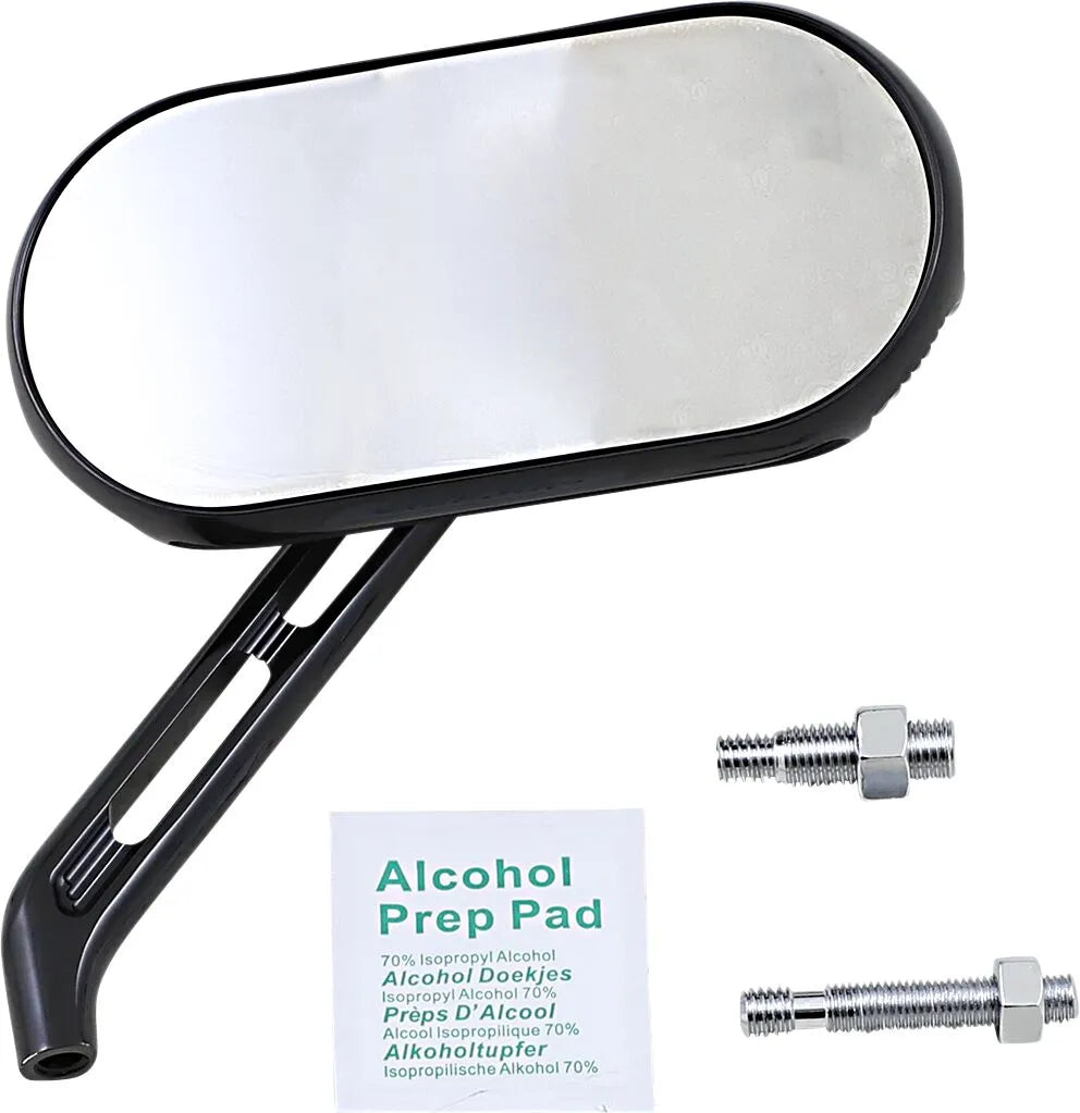 Arlen Ness Sidekick Mirror - Billet Aluminum, Black