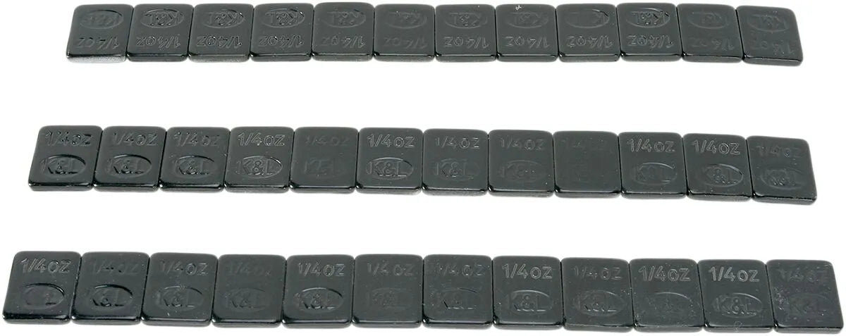 K&L SUPPLY Quickstick Adhesive Stick-On Wheel Weights