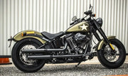 Rinehart Racing 3" Slip-on Schalldämpfer für Softails (Schwarz)