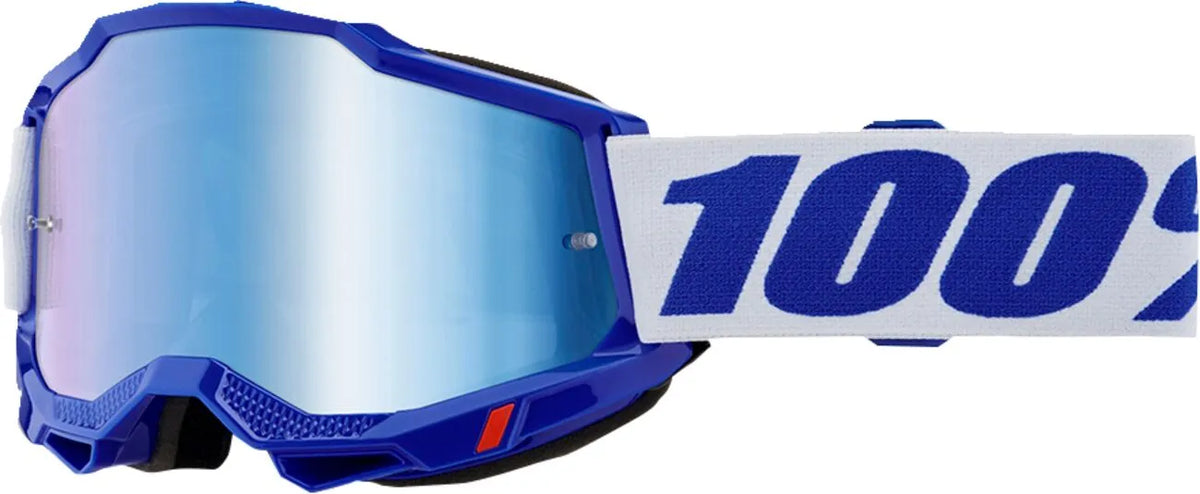 100% Accuri 2 Goggles Blue Mirrored Lens