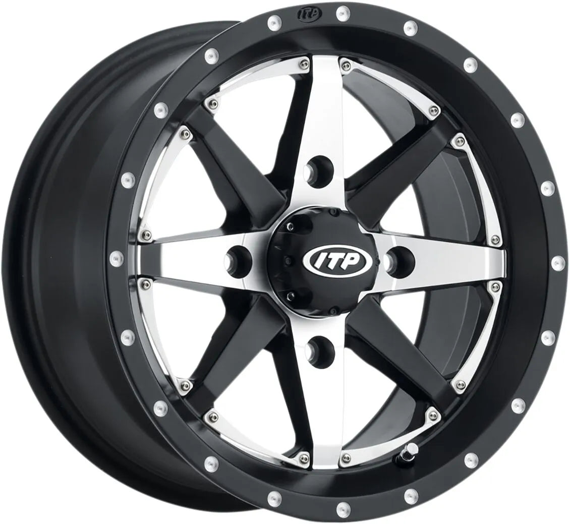 Itp Cyclone Wheel - Black Machined 15 Inch