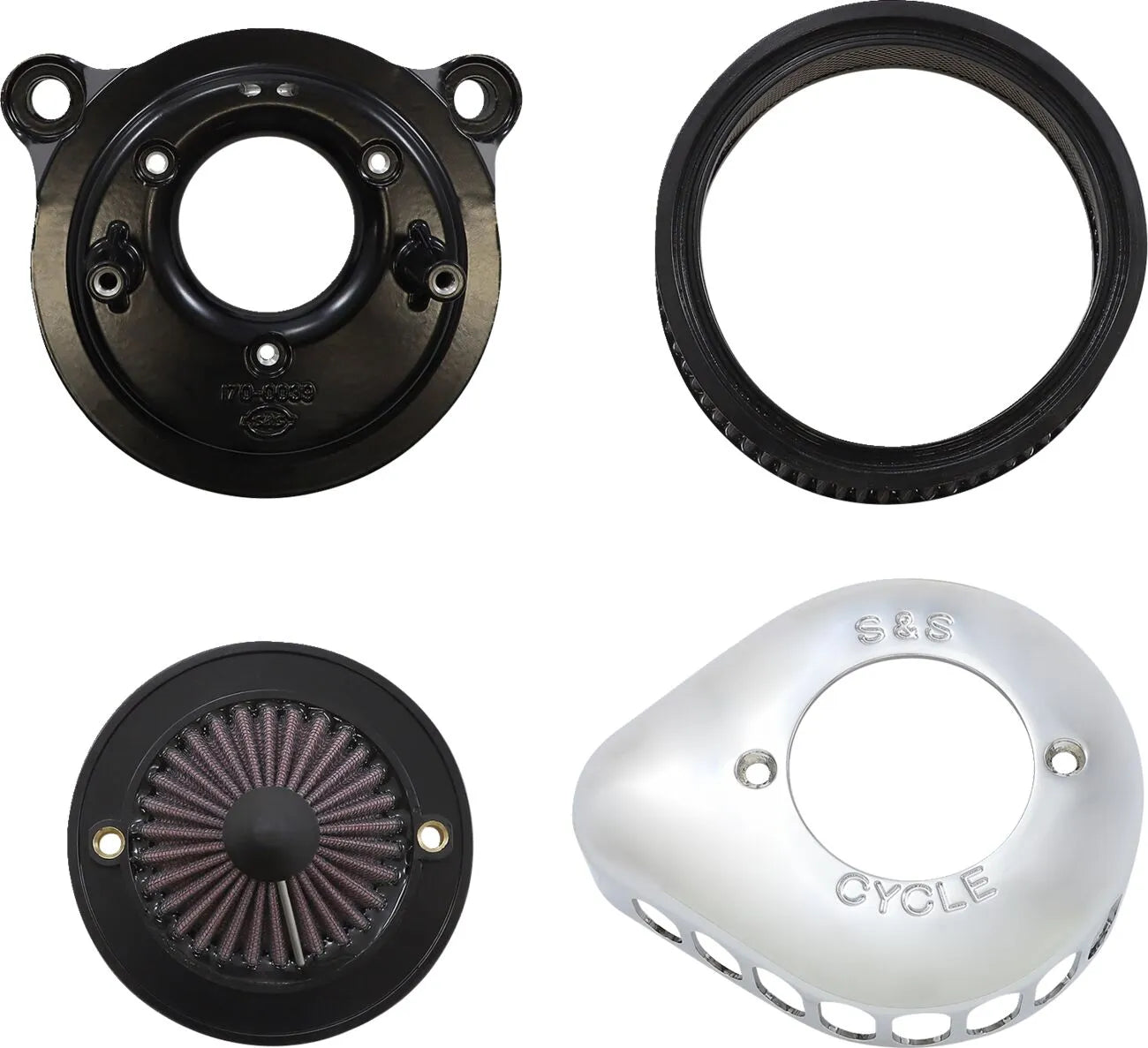 S&s Cycle Air Stinger Stealth Air Cleaner Kit