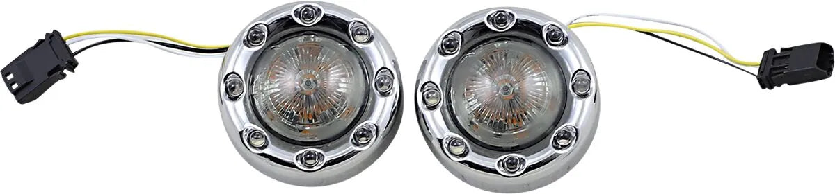 Custom Dynamics Probeam Front Bullet Ringz Led Turn Signals