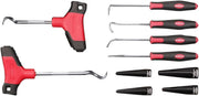 Bikeservice O-Ring Seal Installer Pick Hook Tool Kit Black Red