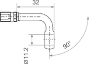 Trw Varioflex Banjo-Fitting für Hydraulikleitungen