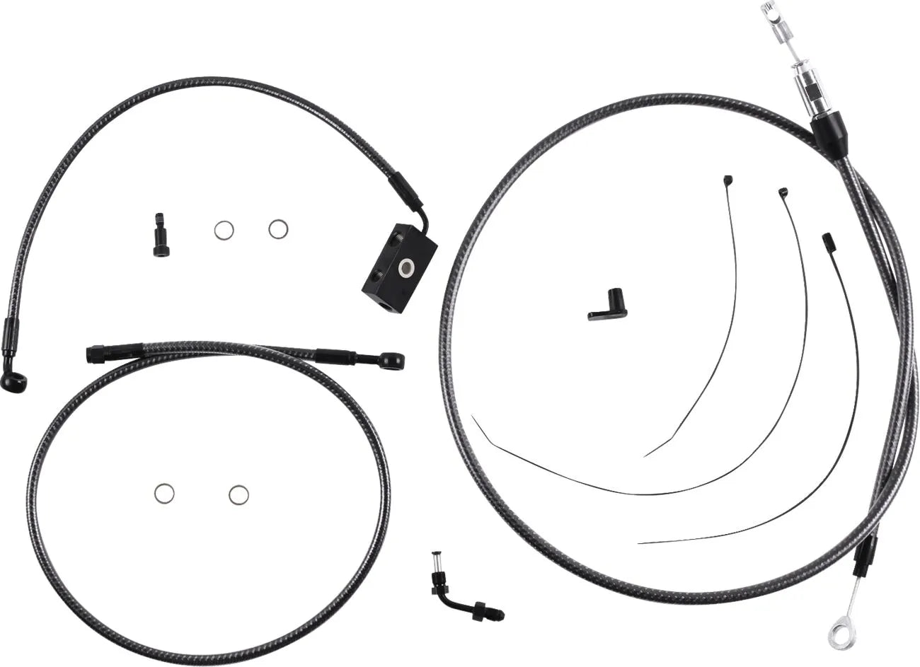 MAGNUM SHIELDING KARBONFIBR Designer Ape Hanger Handlebar Kit