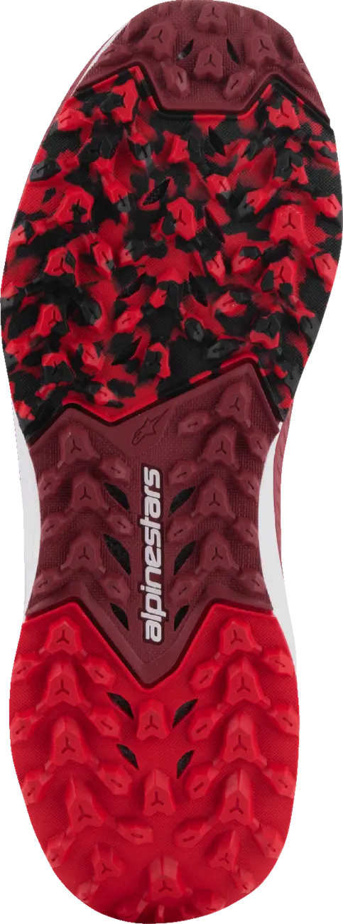 Alpinestars Meta XR V2 Shoes Brown Red Dark Red White