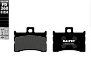 Galfer Semi-Metallic Bremsbeläge Für Oem-Ersatz