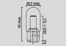 Filament Glass Wedge Bulbs