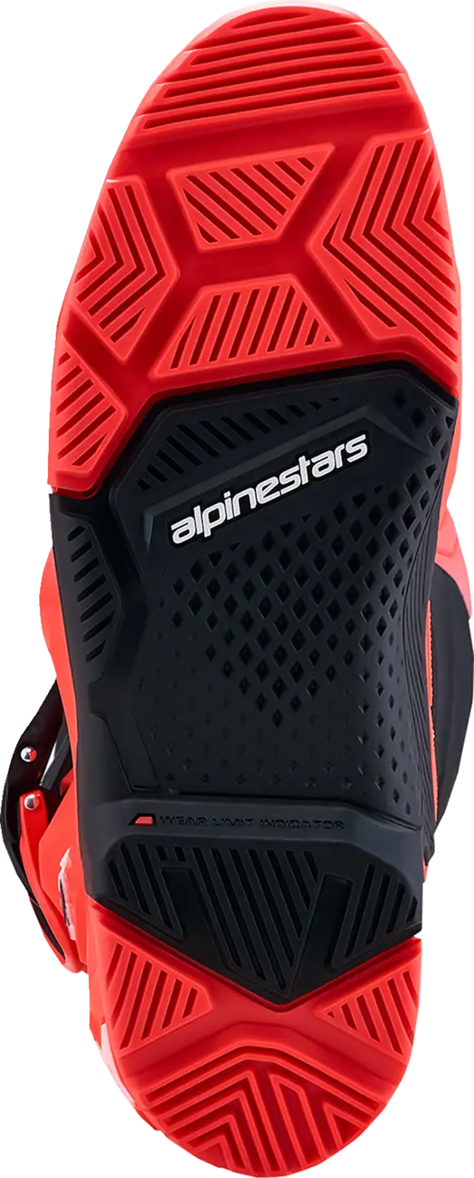 Alpinestars Tech 7 Enduro Boots Red Fluo Black