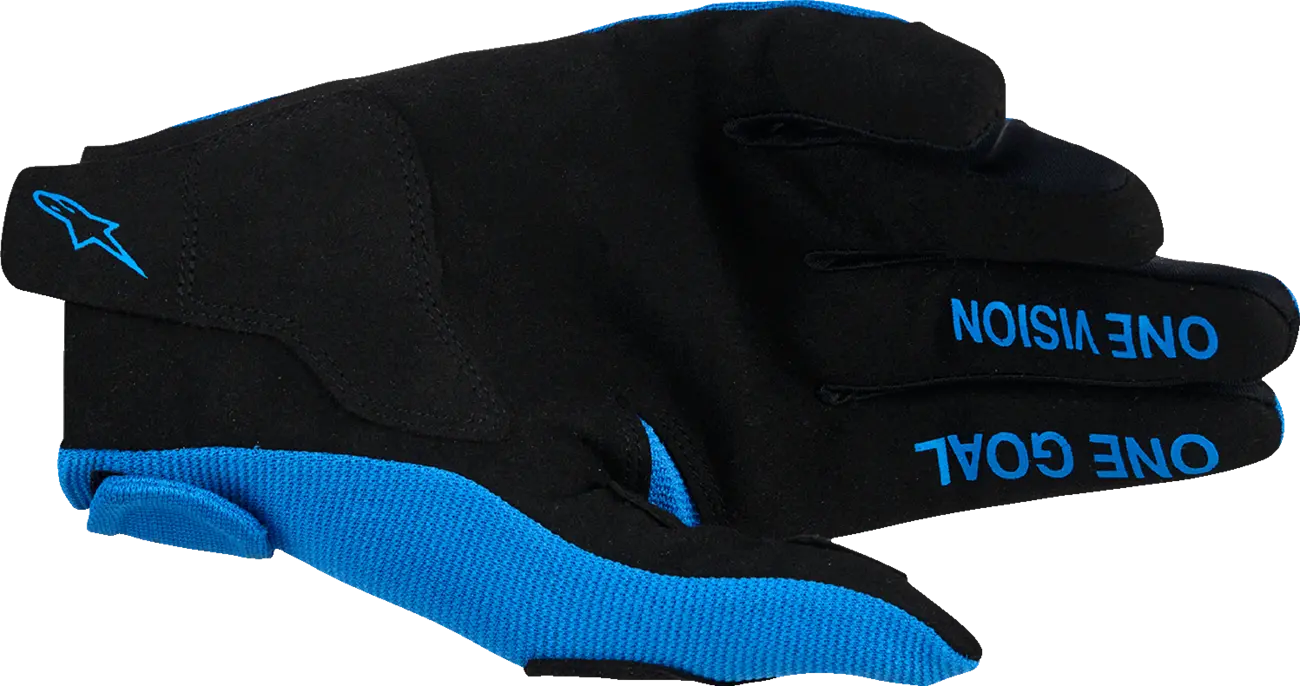 Alpinestars Radar Gloves - Black/White/UCLA Blue