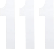 Factory Effex Standard White Numbers 8" Height