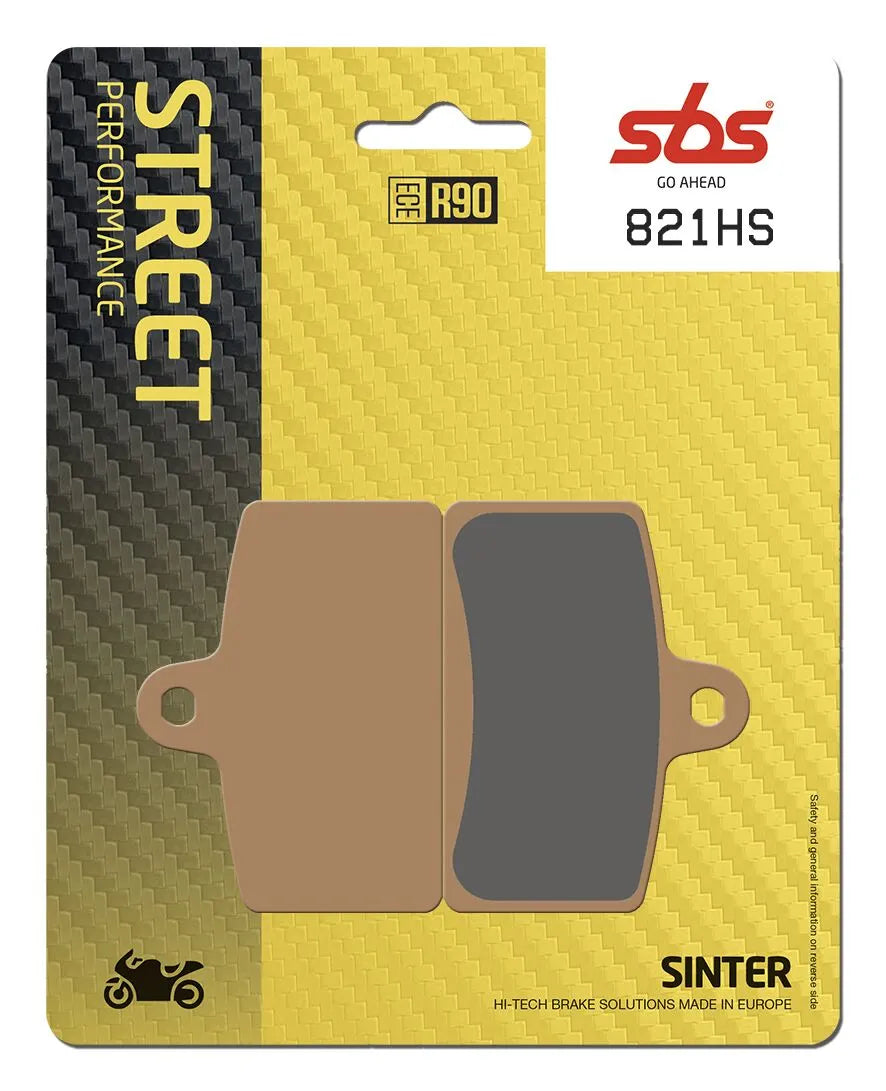 SBS HS Street Excel Sinter-Vorderbremsbeläge - Vorne