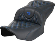 Saddlemen Roadsofa Lattice Stitch Seat - For Harley Davidson