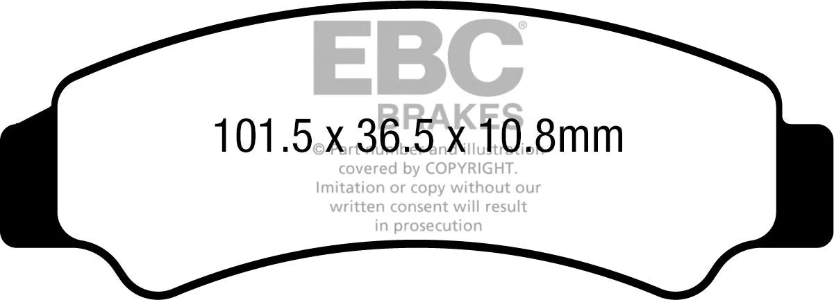 Ebc Tt Sport Carbon Fusion Bremsbeläge - Vorne