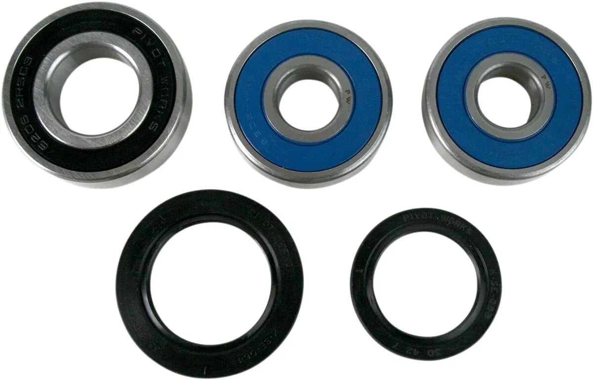 PIVOT WORKS Wheel Bearing and Seal Kit for Rear