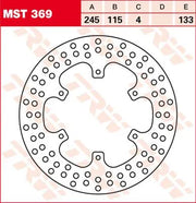 Trw Runde Feste Bremsscheibe Für 220-250mm Scheiben - Vorne