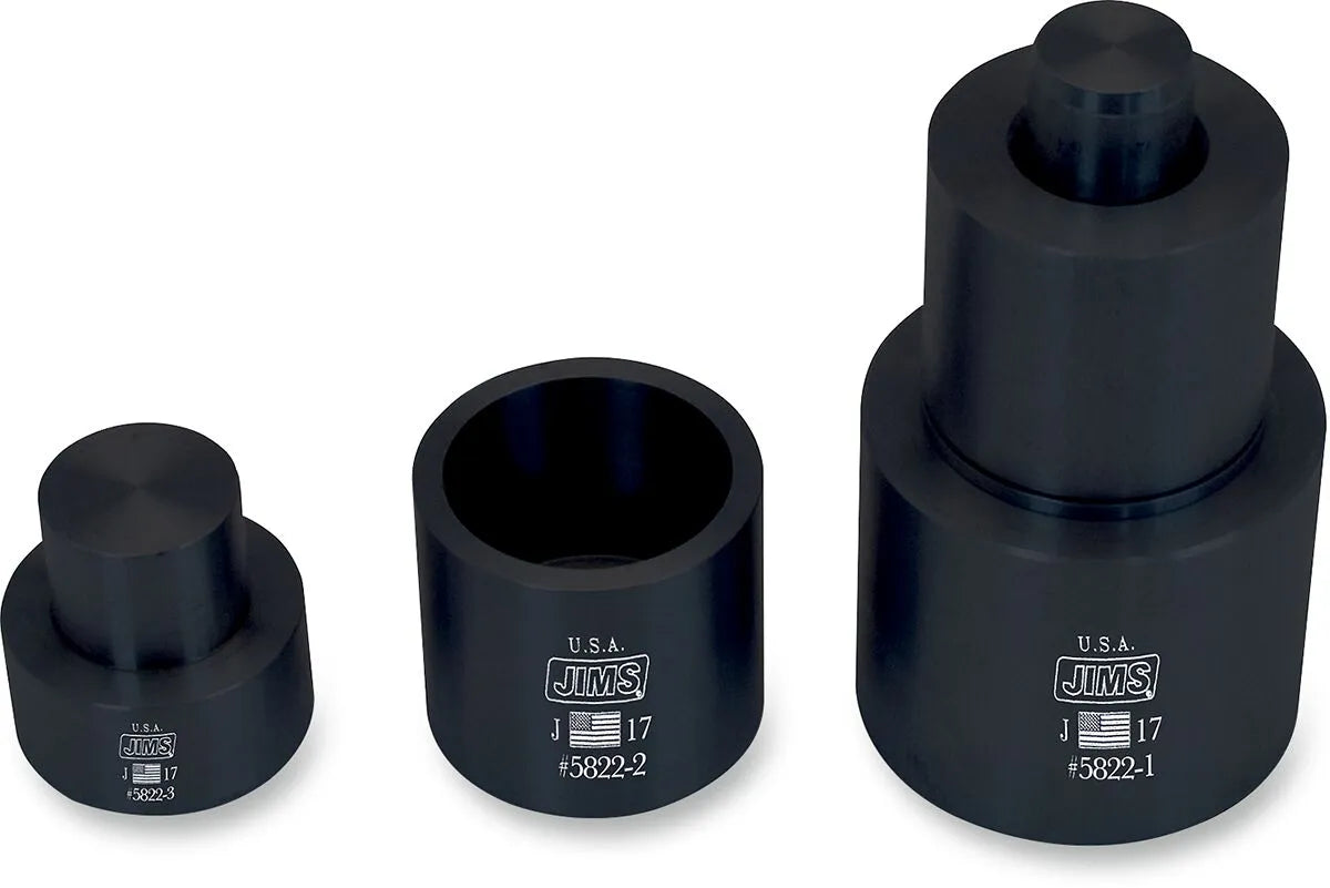 Jims Dual Head Black Swingarm Bearing Installer Tool Kit