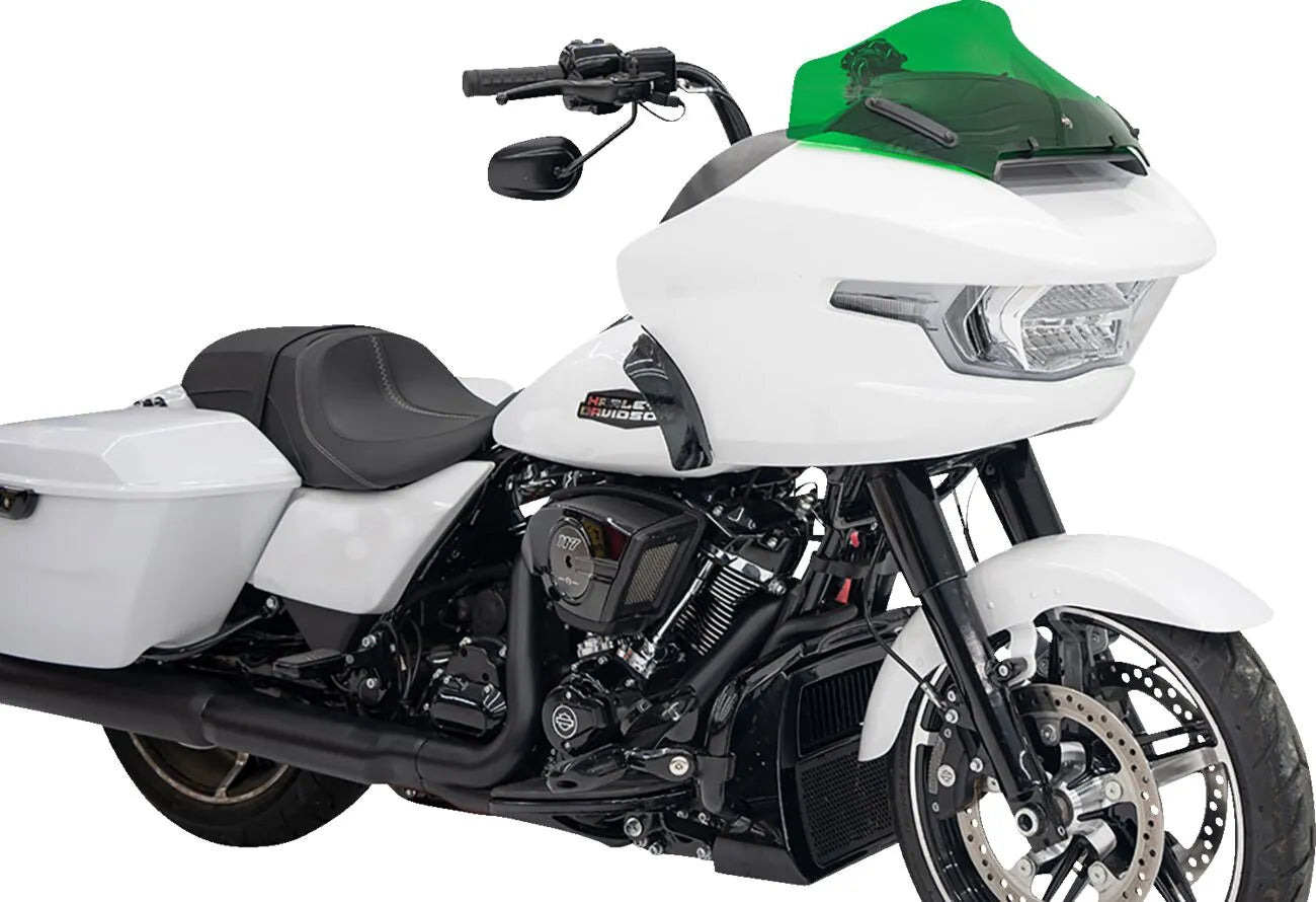 Klock Werks Kolor Flare Sport Windshield - Green
